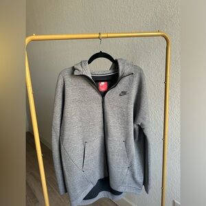 Nike Gray Zip-Up Hoodie